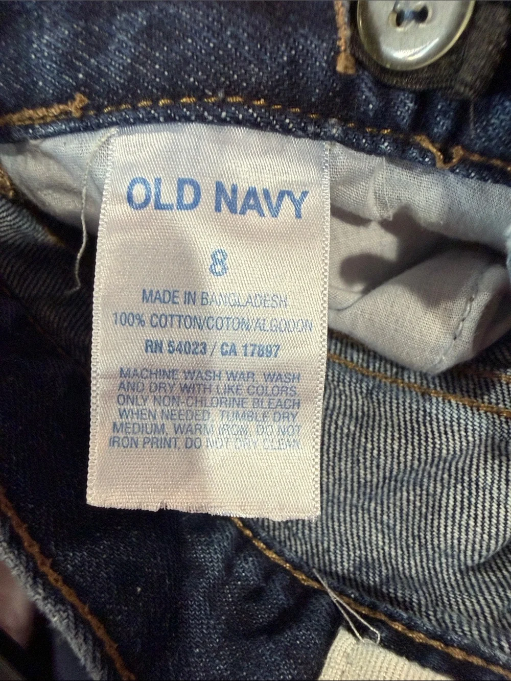 Old Navy Kids Straight-Leg Jeans in Dark Blue